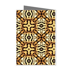 Faux Animal Print Pattern Mini Greeting Card (8 Pack) by GardenOfOphir