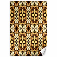 Faux Animal Print Pattern Canvas 24  X 36  (unframed)