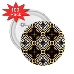 Faux Animal Print Pattern 2 25  Button (100 Pack)