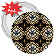 Faux Animal Print Pattern 3  Button (100 Pack)