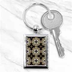 Faux Animal Print Pattern Key Chain (rectangle) by GardenOfOphir