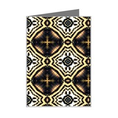 Faux Animal Print Pattern Mini Greeting Card