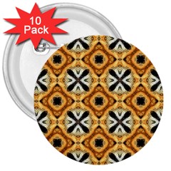 Faux Animal Print Pattern 3  Button (10 Pack)