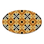 Faux Animal Print Pattern Magnet (Oval) Front