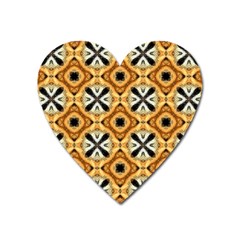 Faux Animal Print Pattern Magnet (heart)