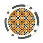 Faux Animal Print Pattern Poker Chip Front