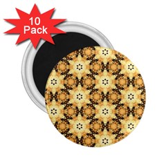 Faux Animal Print Pattern 2 25  Button Magnet (10 Pack)