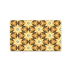 Faux Animal Print Pattern Sticker (rectangle) by GardenOfOphir