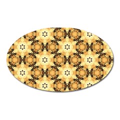 Faux Animal Print Pattern Magnet (oval)