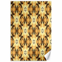 Faux Animal Print Pattern Canvas 12  X 18  (unframed) by GardenOfOphir