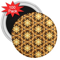 Faux Animal Print Pattern 3  Button Magnet (100 Pack)