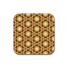 Faux Animal Print Pattern Drink Coaster (square) by GardenOfOphir