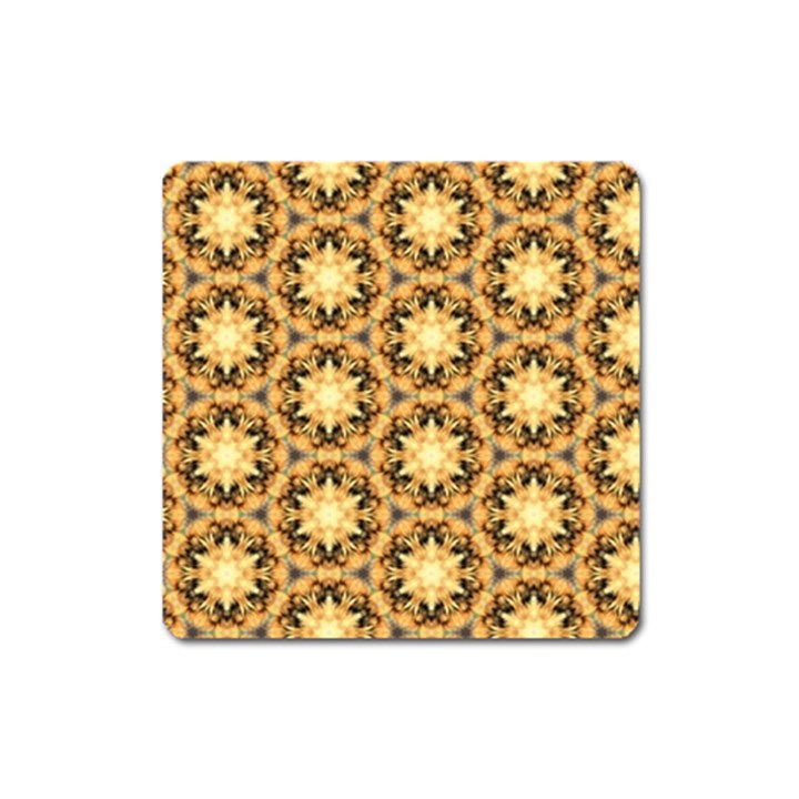 Faux Animal Print Pattern Magnet (Square)