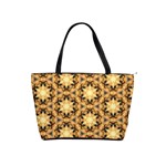 Faux Animal Print Pattern Large Shoulder Bag Front