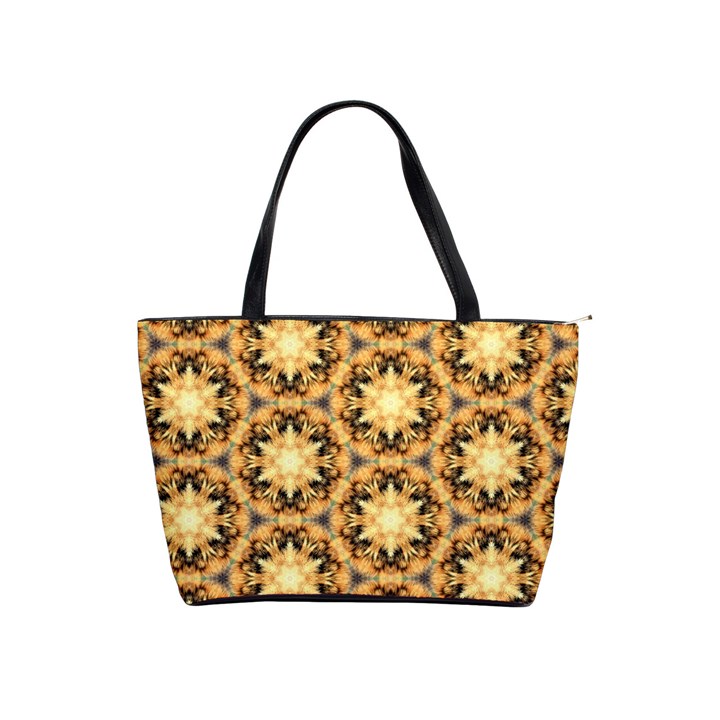 Faux Animal Print Pattern Large Shoulder Bag