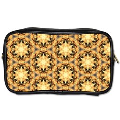 Faux Animal Print Pattern Travel Toiletry Bag (one Side)