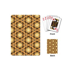 Faux Animal Print Pattern Playing Cards (mini) by GardenOfOphir