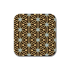 Faux Animal Print Pattern Drink Coaster (square)