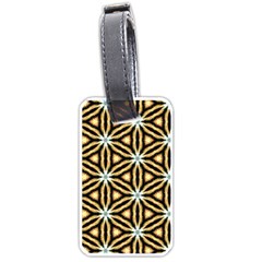 Faux Animal Print Pattern Luggage Tag (one Side) by GardenOfOphir