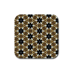 Faux Animal Print Pattern Drink Coaster (square) by GardenOfOphir