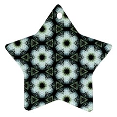 Faux Animal Print Pattern Star Ornament by GardenOfOphir