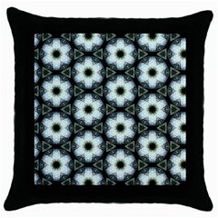 Faux Animal Print Pattern Black Throw Pillow Case