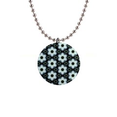 Faux Animal Print Pattern Button Necklace by GardenOfOphir