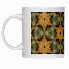 Faux Animal Print Pattern White Coffee Mug by GardenOfOphir