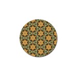 Faux Animal Print Pattern Golf Ball Marker Front