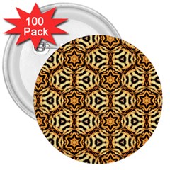 Faux Animal Print Pattern 3  Button (100 Pack) by GardenOfOphir