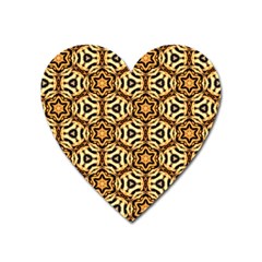 Faux Animal Print Pattern Magnet (heart)