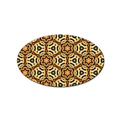 Faux Animal Print Pattern Sticker 100 Pack (oval)