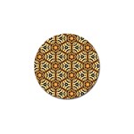 Faux Animal Print Pattern Golf Ball Marker Front