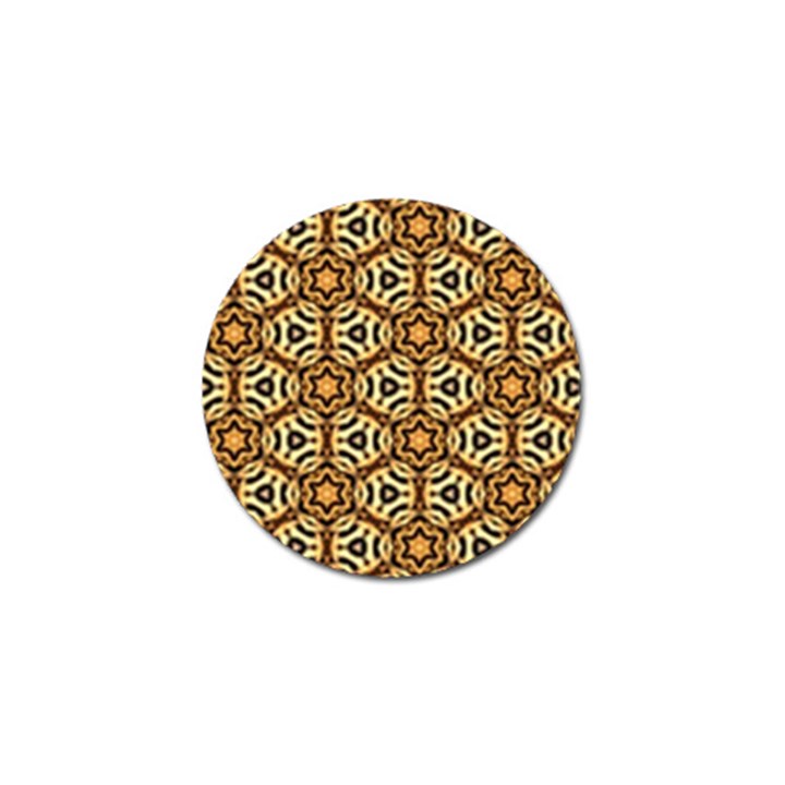 Faux Animal Print Pattern Golf Ball Marker