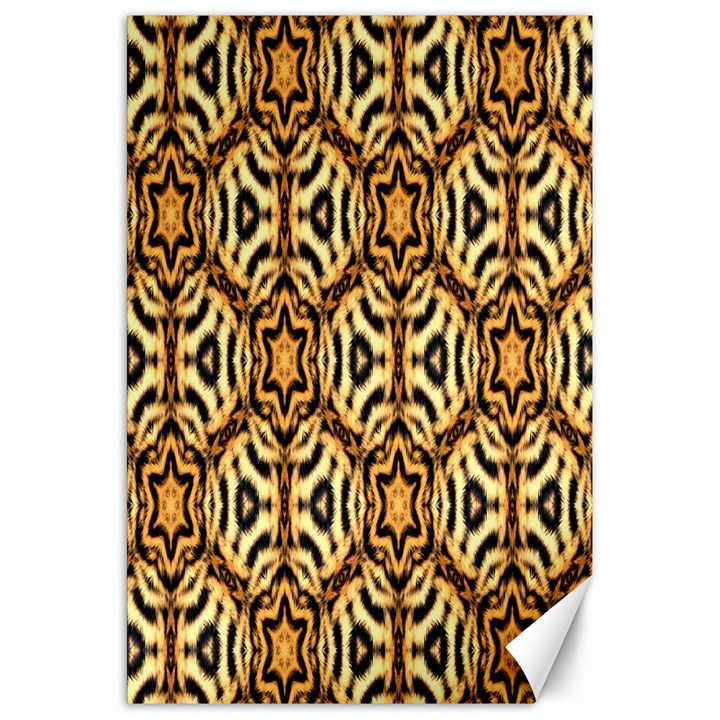 Faux Animal Print Pattern Canvas 20  x 30  (Unframed)