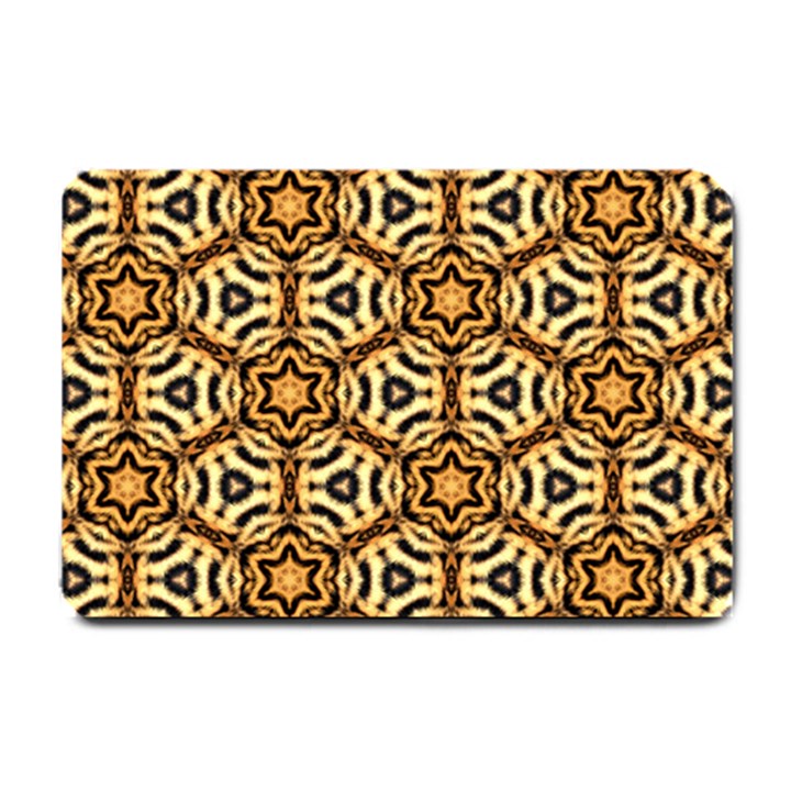 Faux Animal Print Pattern Small Door Mat