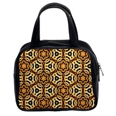 Faux Animal Print Pattern Classic Handbag (two Sides) by GardenOfOphir