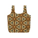 Faux Animal Print Pattern Reusable Bag (S) Front