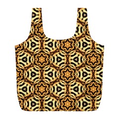 Faux Animal Print Pattern Reusable Bag (l)