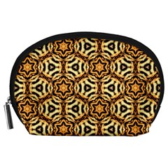 Faux Animal Print Pattern Accessory Pouch (large)