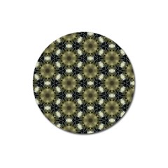 Faux Animal Print Pattern Magnet 3  (round) by GardenOfOphir