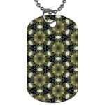 Faux Animal Print Pattern Dog Tag (One Sided) Front