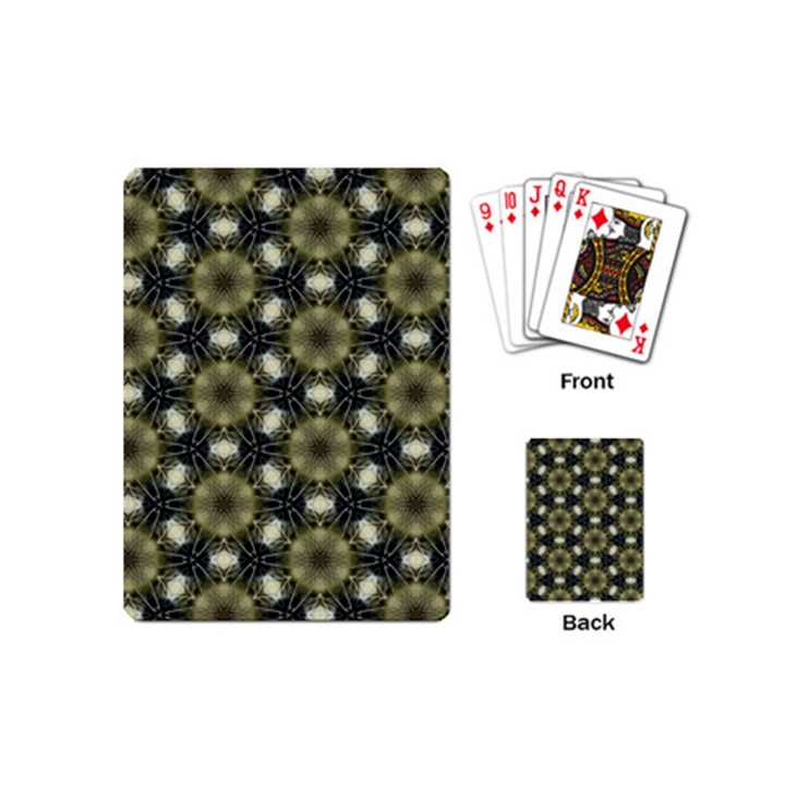 Faux Animal Print Pattern Playing Cards (Mini)