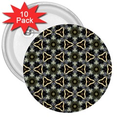 Faux Animal Print Pattern 3  Button (10 Pack)