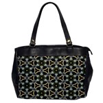 Faux Animal Print Pattern Oversize Office Handbag (One Side) Front