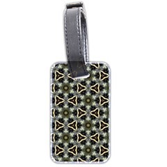 Faux Animal Print Pattern Luggage Tag (two Sides)