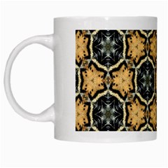 Faux Animal Print Pattern White Coffee Mug