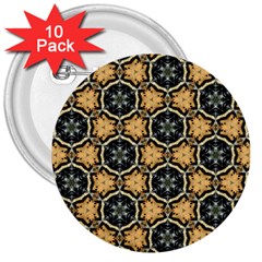 Faux Animal Print Pattern 3  Button (10 Pack)