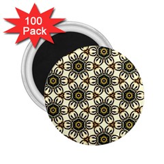 Faux Animal Print Pattern 2 25  Button Magnet (100 Pack)