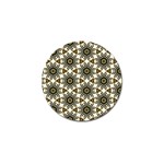 Faux Animal Print Pattern Golf Ball Marker Front